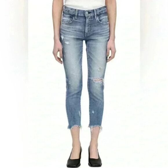 Moussy Vintage Glendale Mid Rise  Ankle Skinny Jeans Women Size 26 - Picture 1 of 11